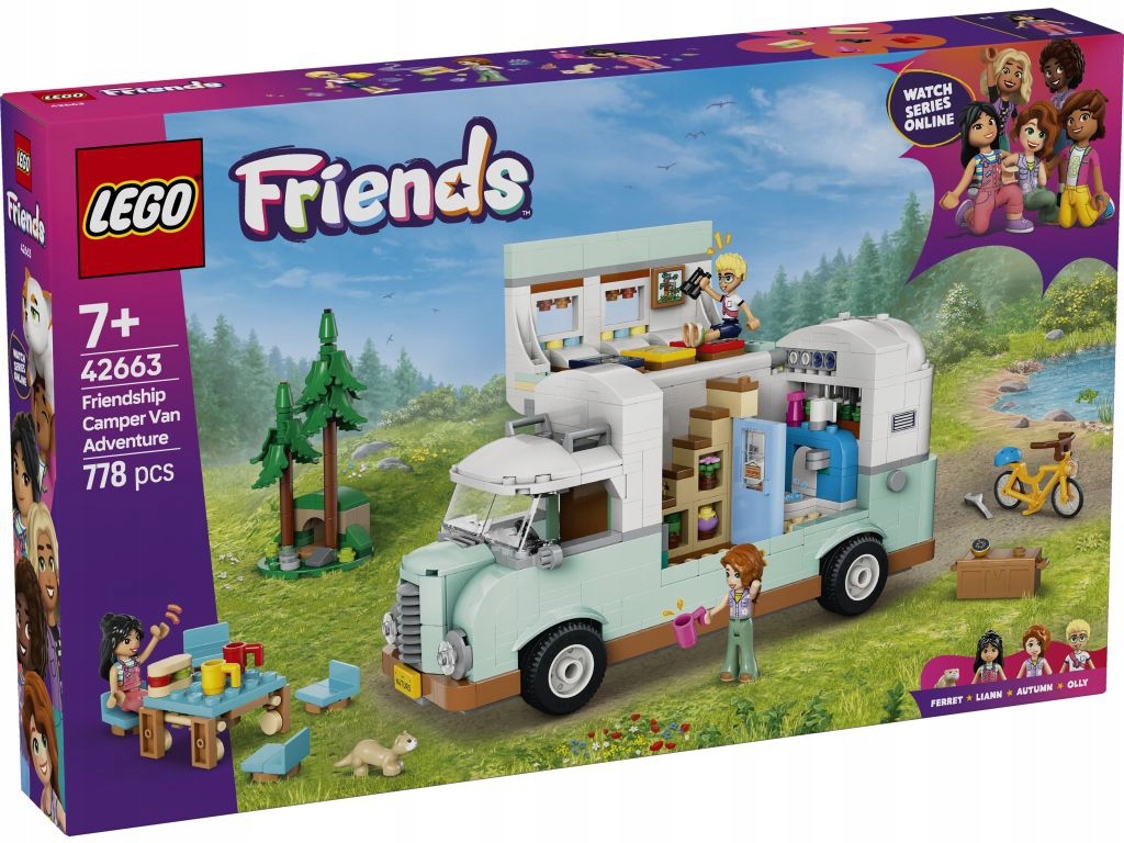 Lego Friends Dobrodružství V Karavanu Přátel Sada Kostek 42663