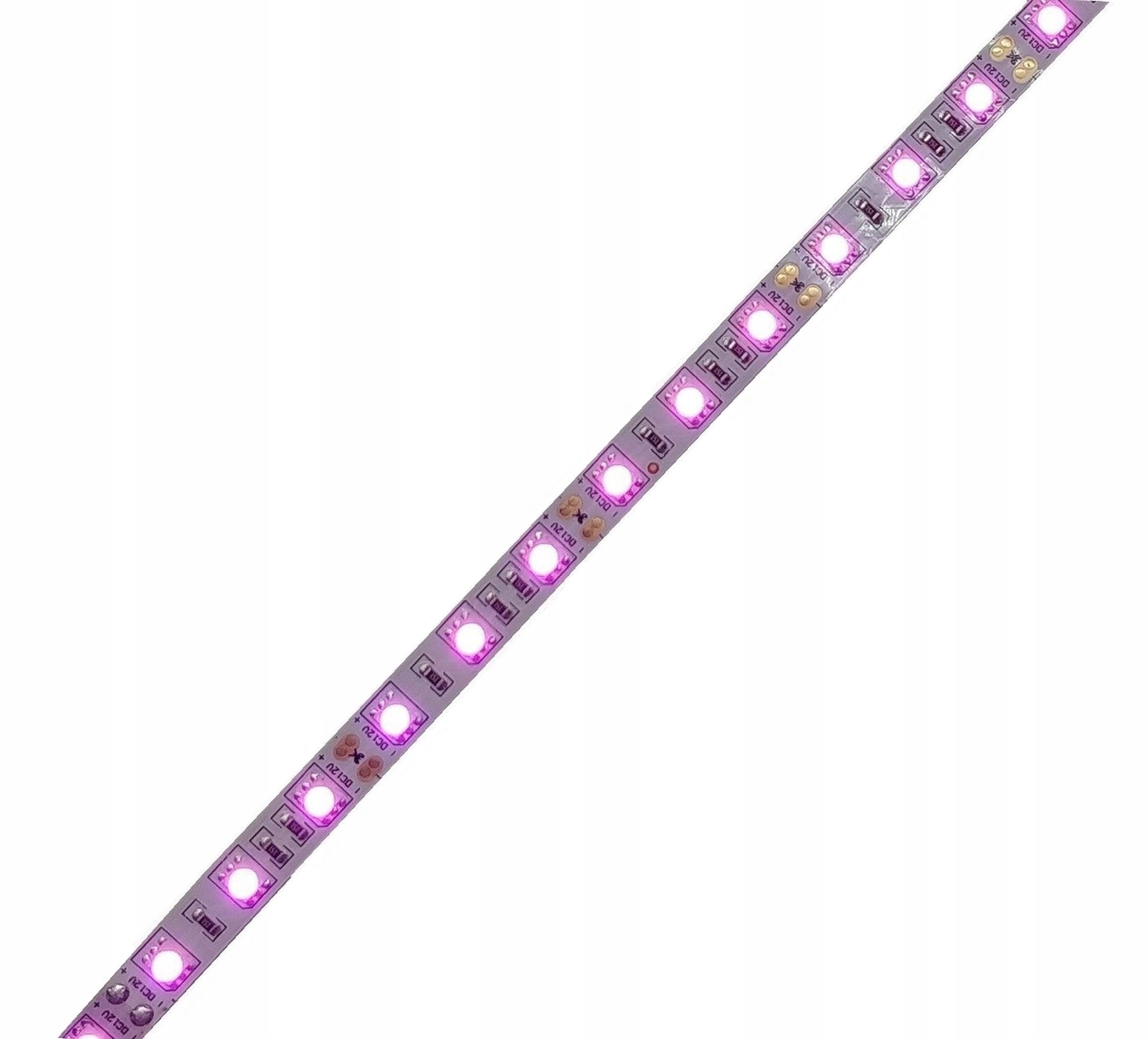 

2835 Taśma 300 Led 5m różowy Epistar różowa 4,8W/m