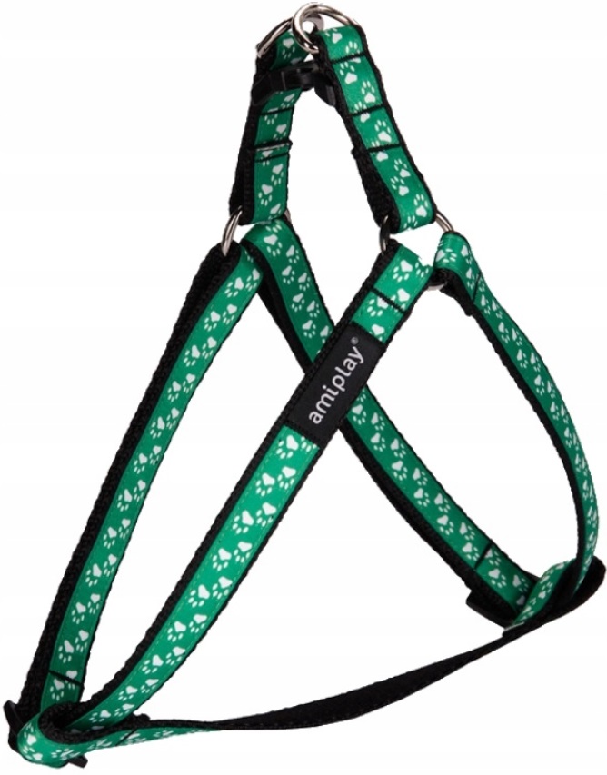 

AmiPlay Joy Szelki nylon Zielone Psa L 40-75/2