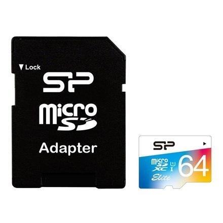 

Silicon Power Elite UHS-1 Colorful 64 Gb, MicroSDX