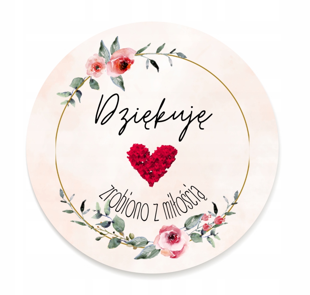 

Naklejki ozdobne Dziękuję etykiety 24 sztuki