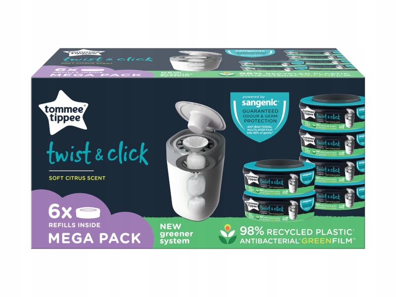 

Sangenic Wkłady Do Kosza Tommee Tippee 6 Sztuk