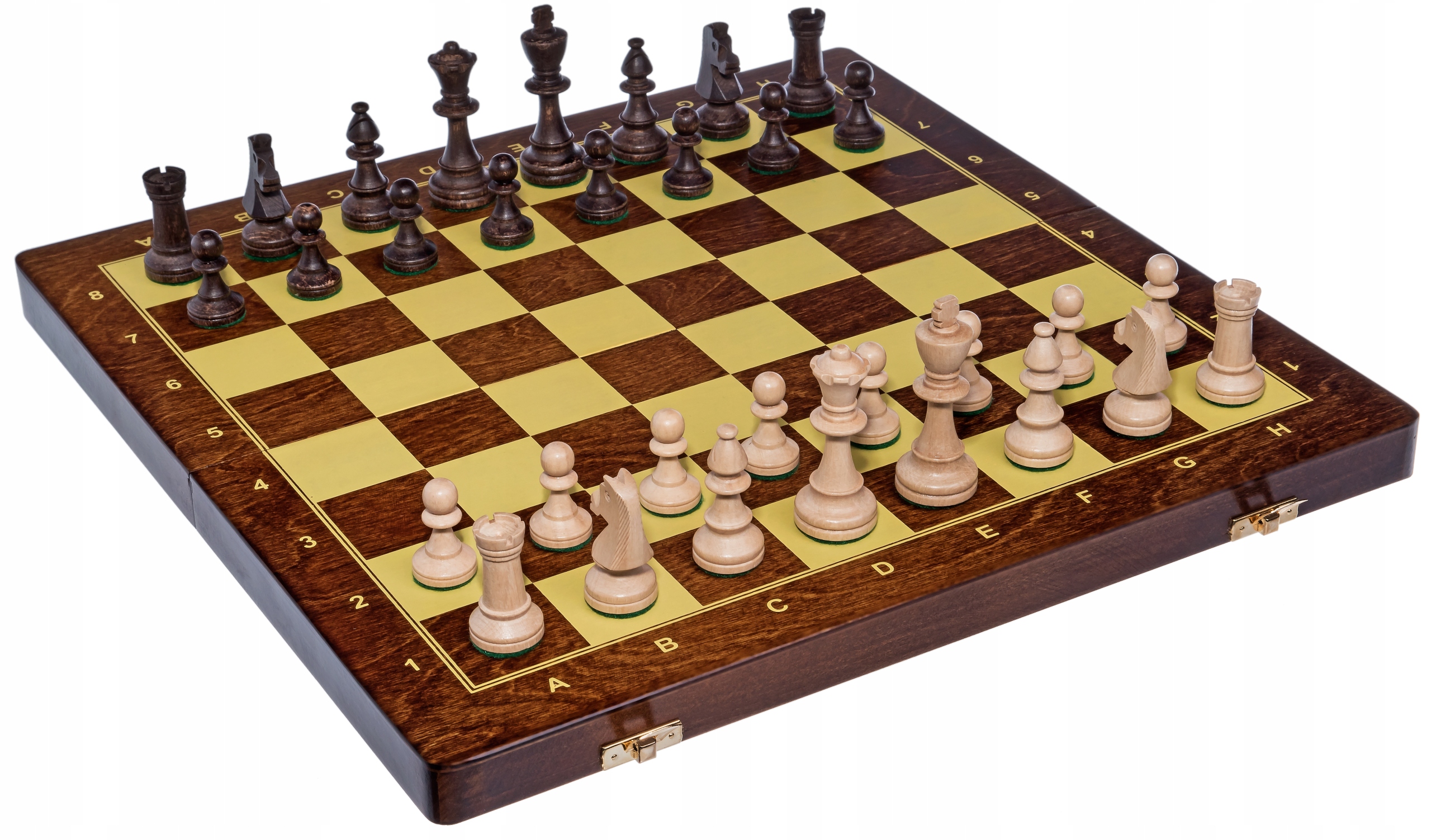 SZACHY TURNIEJOWE DREWNIANE DRUKOWANE DUŻE 40 cm Rodzaj szachy drewniane turniejowe