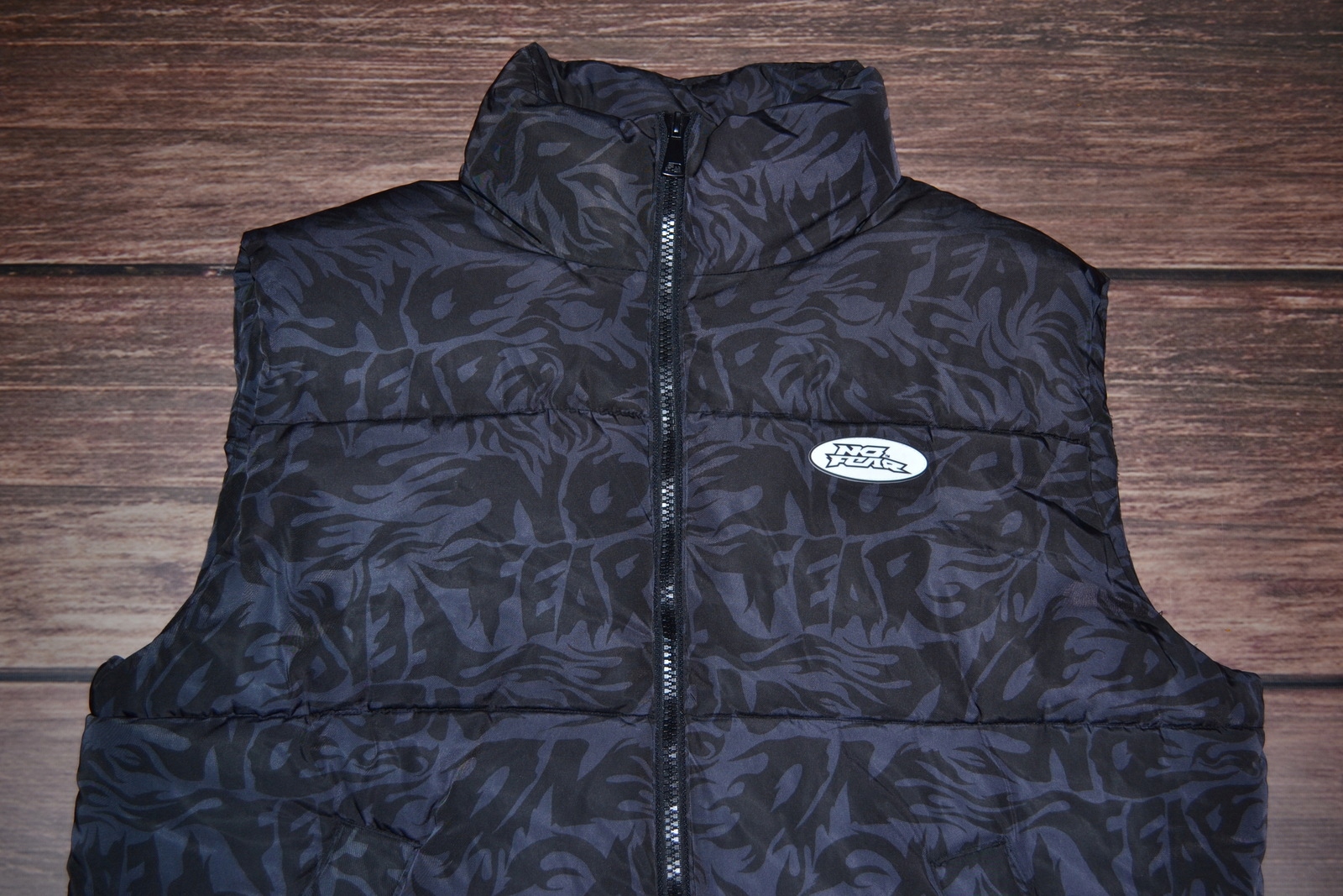 NO FEAR x H&M GRUBY PIKOWANY BEZRĘKAWNIK UNISEX NEW XL Rozmiar XL