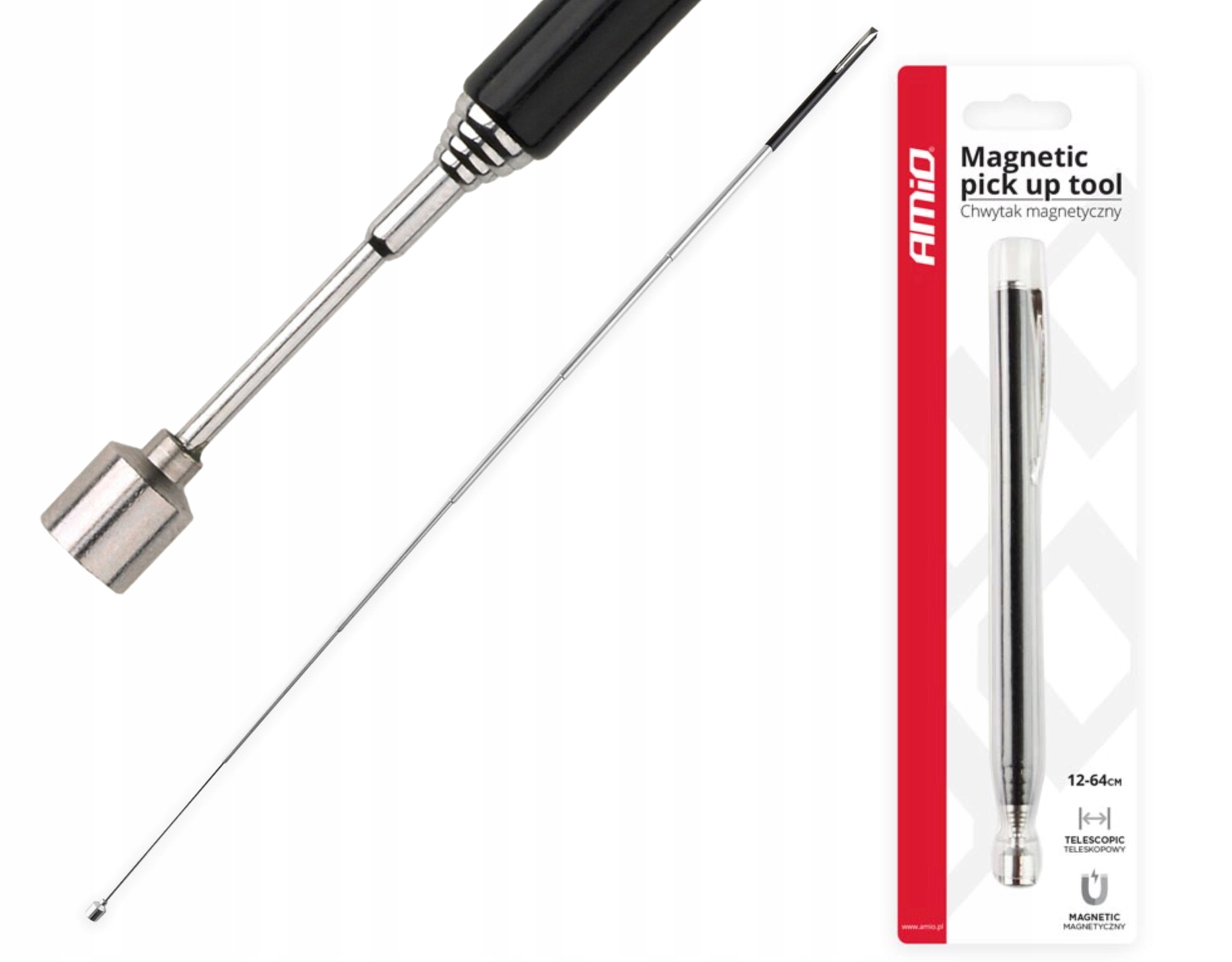 CHWYTAK MAGNETYCZNY MAGNES TELESKOPOWY DŁUGI Marka Amio