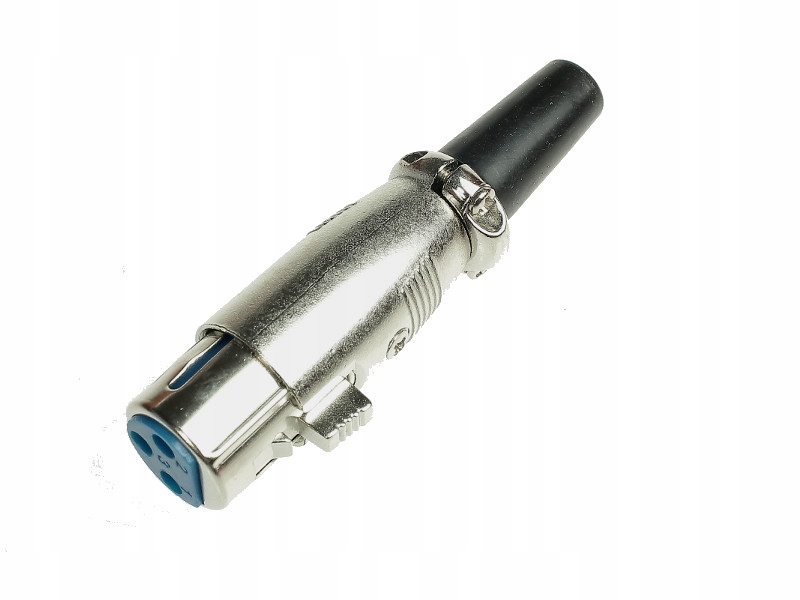 Gniazdo XLR 3pin żeńskie proste na przewód Blow 2210#