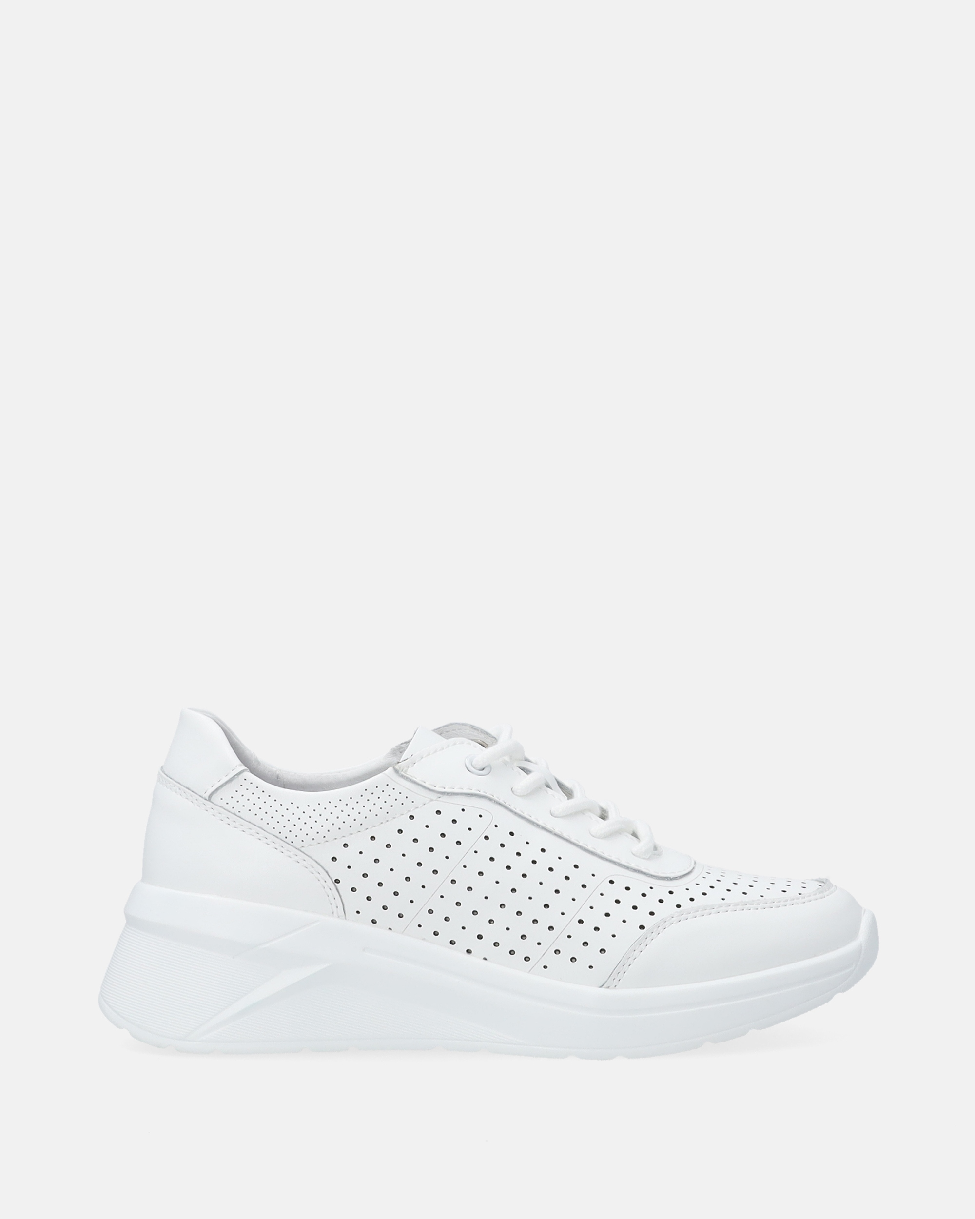 Lekkie sportowe buty damskie Venezia białe z naturalnej skóry licowej r.39