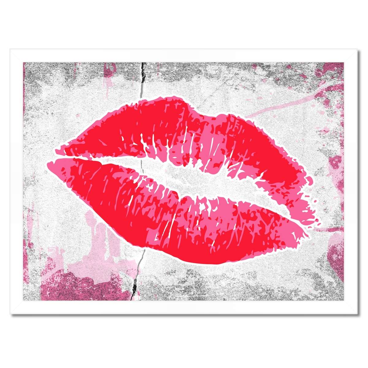 Plakáty v rámu 40x30 Ústa jako maliny Rty