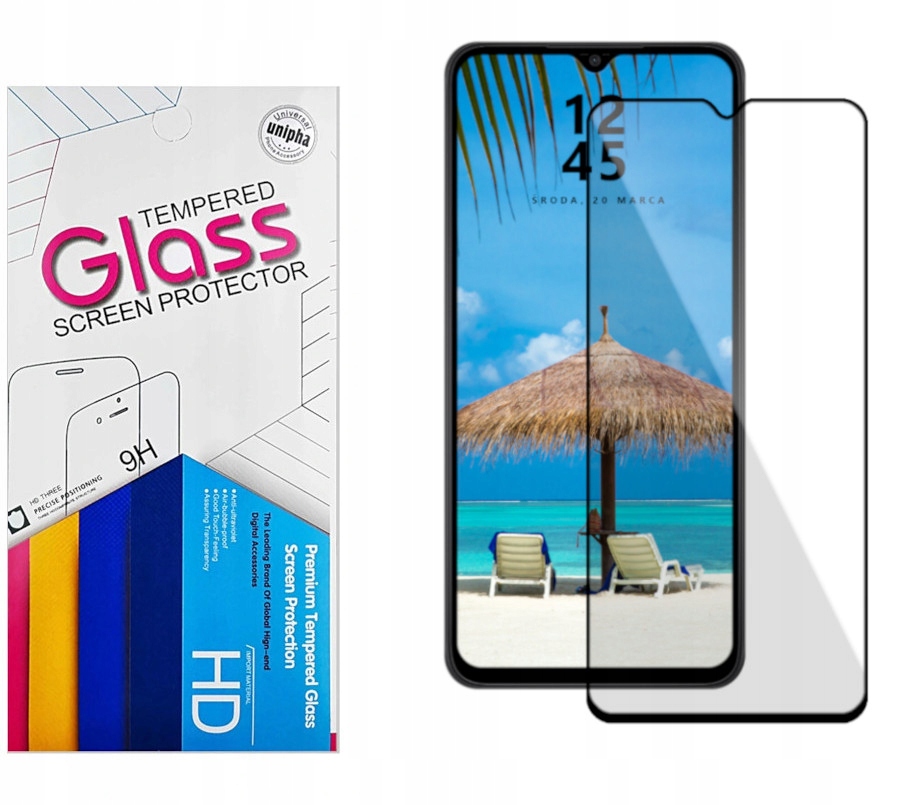 

Full Glue Szkło Hartowane 5D Do Samsung A22 5G