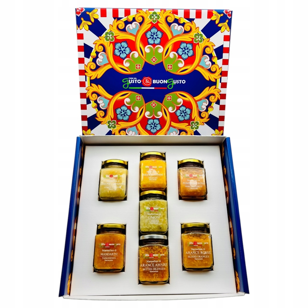 Zestaw Przetwory prosto z Włoch 7x Owoce cytrusowe