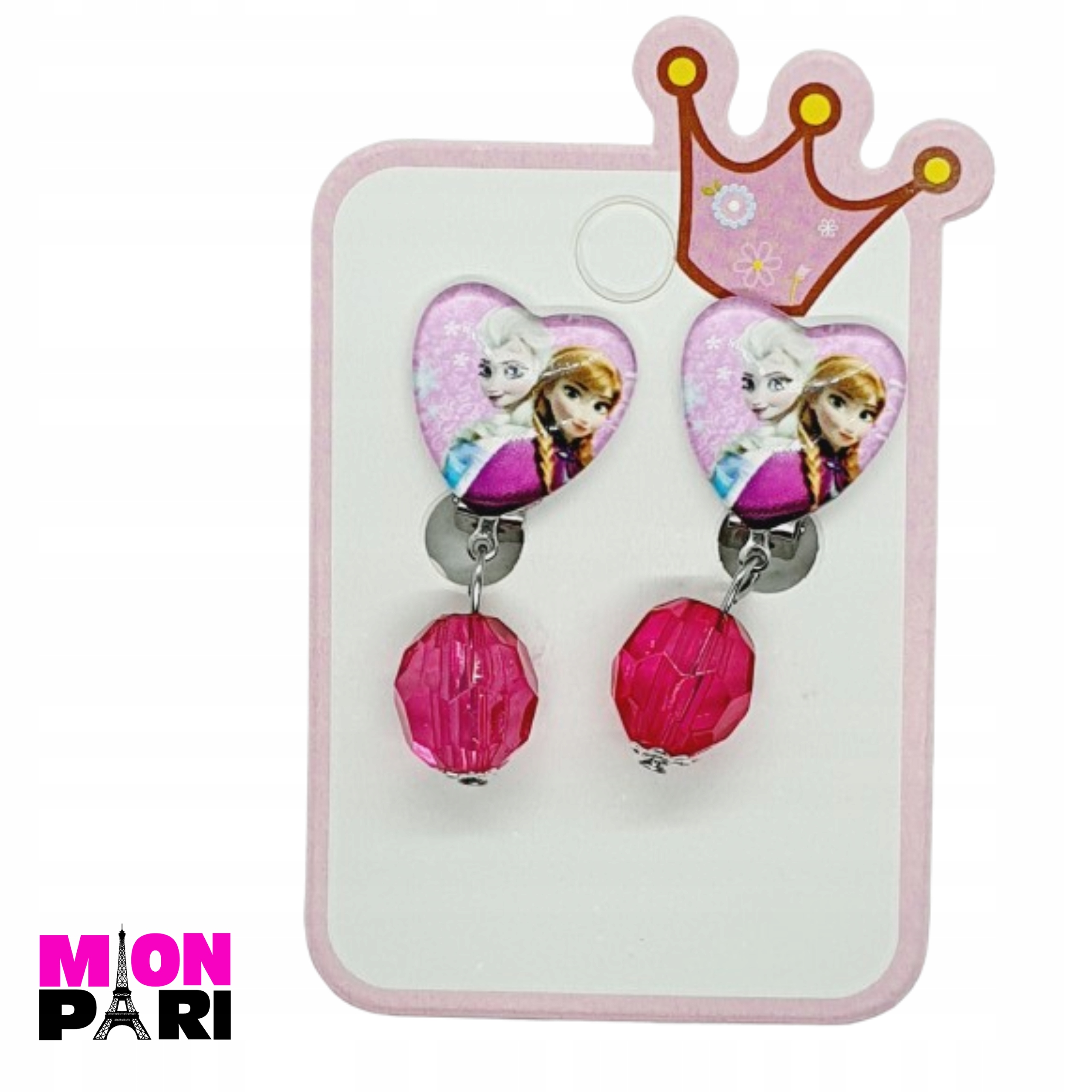 KLIPSY KOLCZYKI DZIECI DZIEWCZYNKI KRAINA LODU