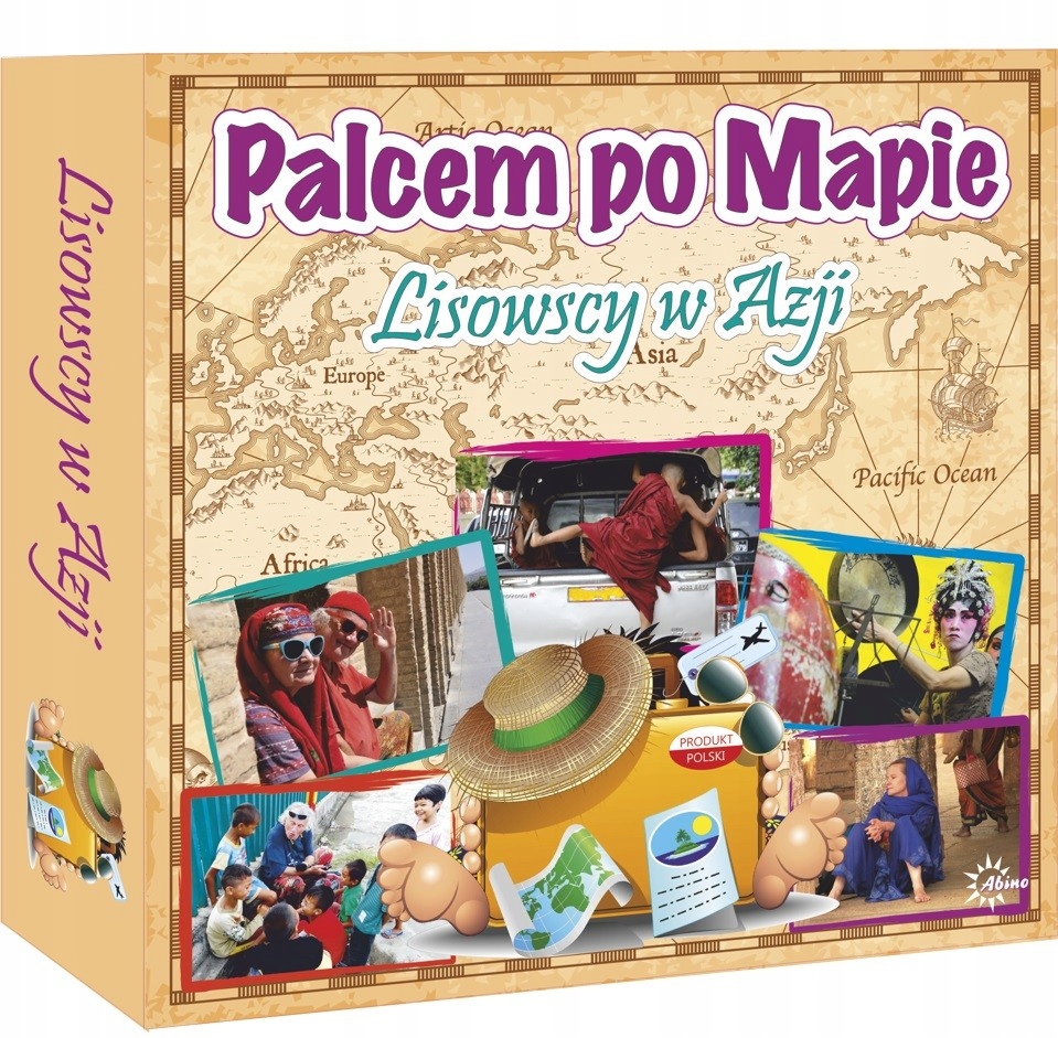 ABINO Gra Palcem po mapie - Lisowscy w Azji