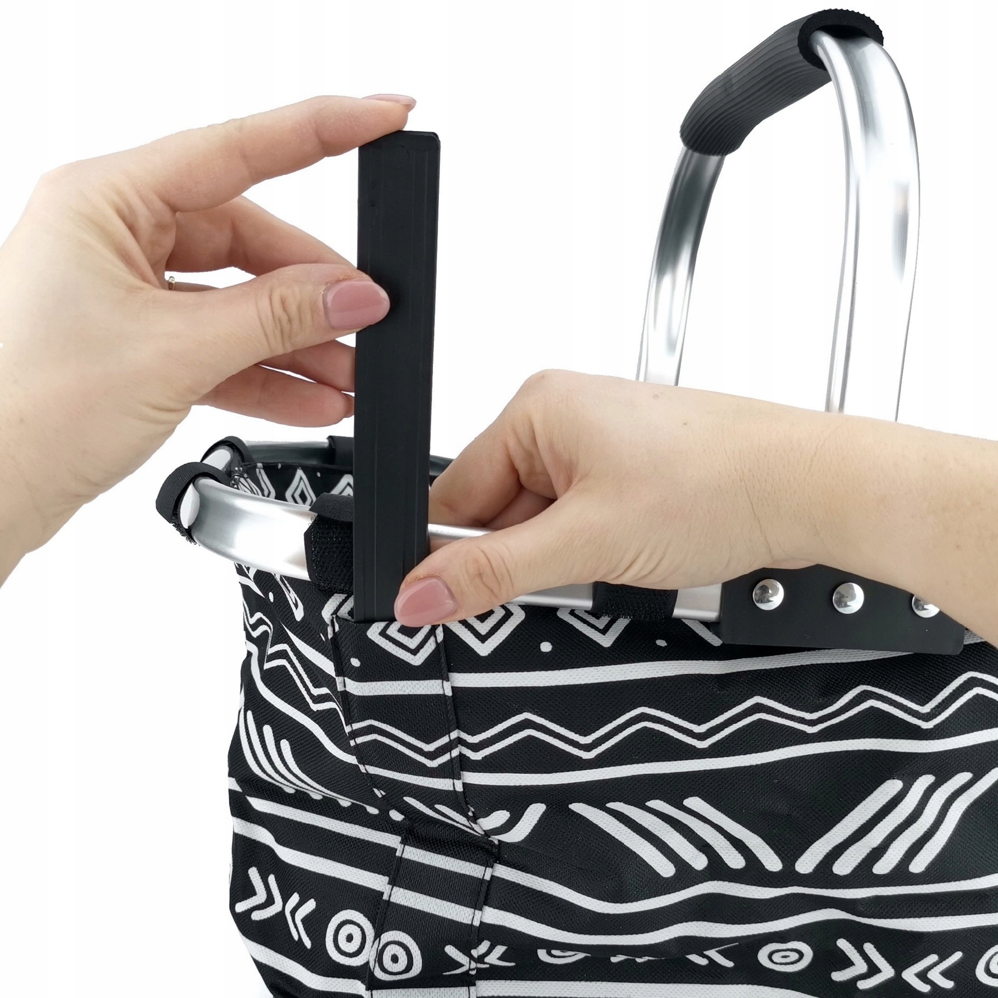 KOSZYK ZAKUPOWY lekki SKŁADANY pojemny NA ZAKUPY kosz piknikowy IDEA HOME Marka Idea Home