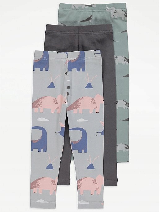 

GEORGE_92 -98_ 3 Pack_bawełniane Legginsy_nowe