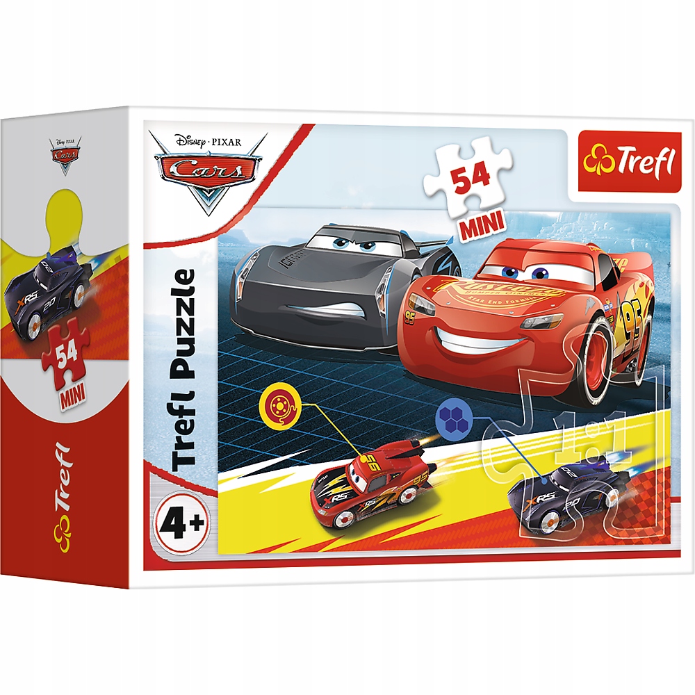 AUTA CARS PUZZLE MINI 54 ELEMENTY TREFL 4+