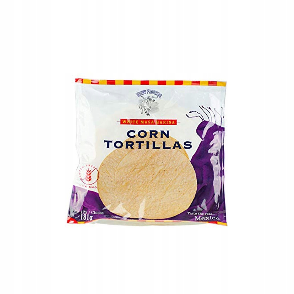 

Tortilla Kukurydziana Biała 12 Sztuk Wraps 15cm