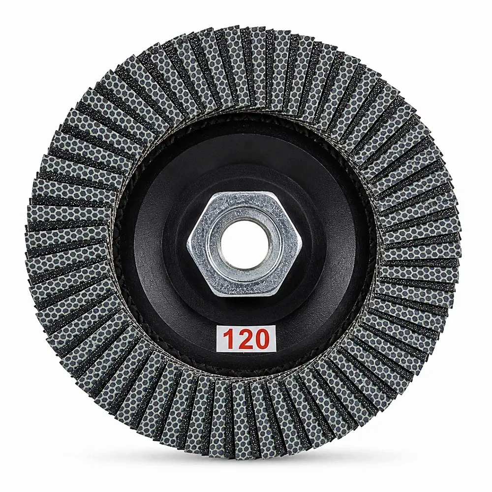 Diamantový listový kotouč 115 mm P120 M14 pro dlažbu, Odolný