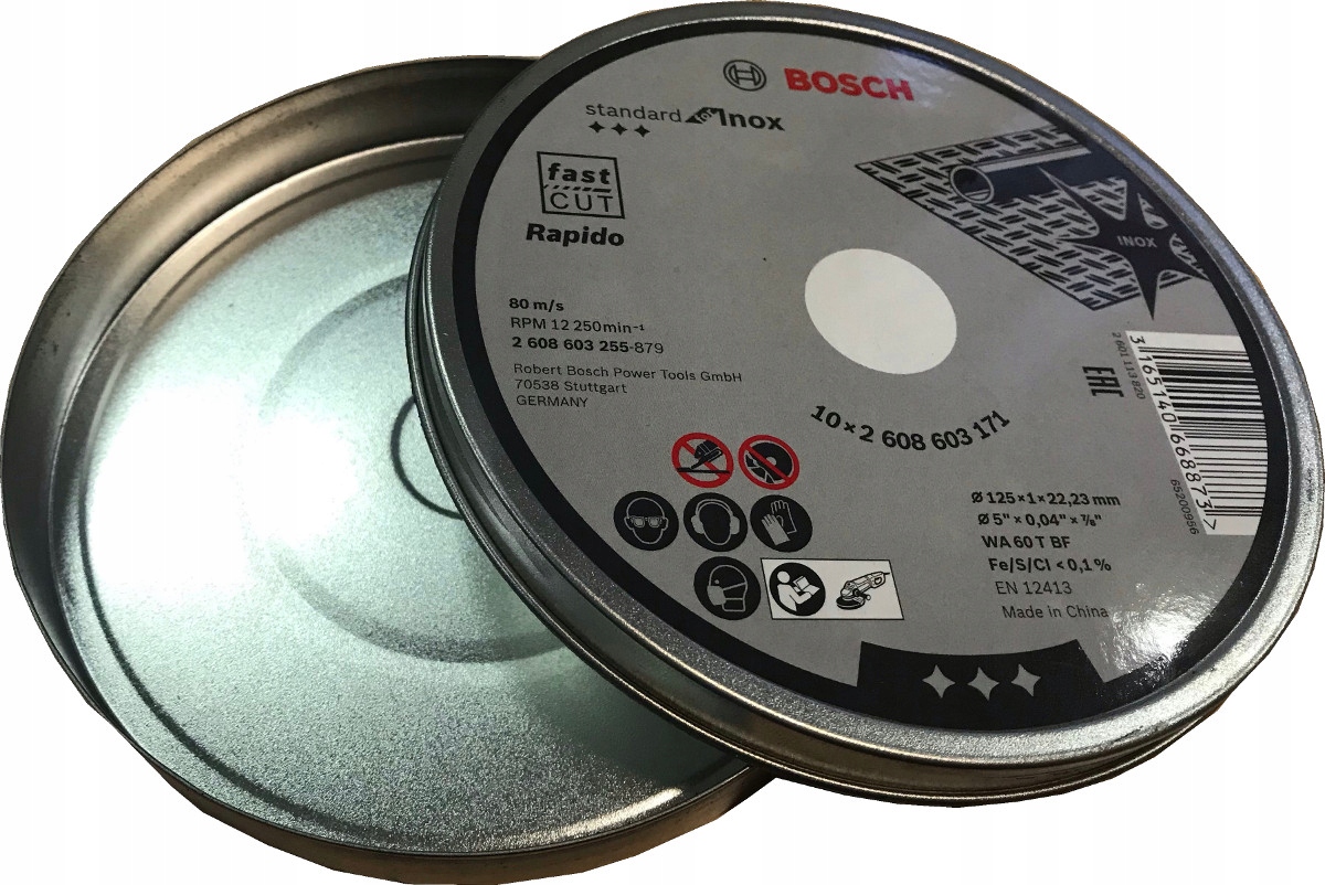

Bosch Etui opakowanie na tarcze 115 i 125mm