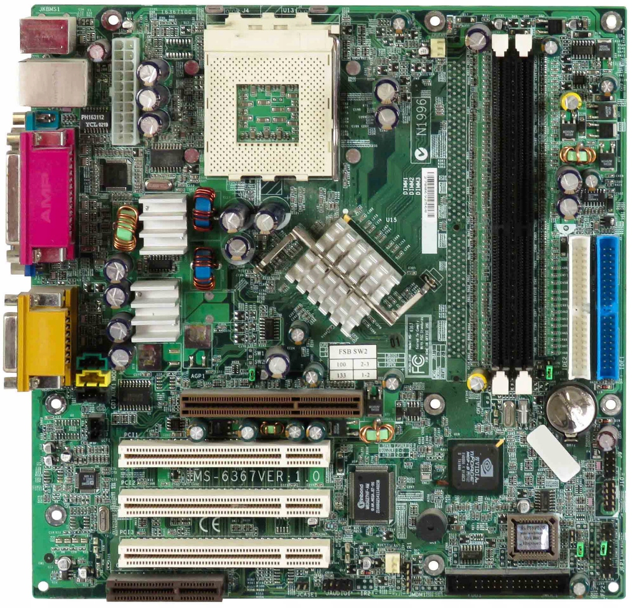 Msi MS-6367 Socket 462 microATX Ddr Agp Pci