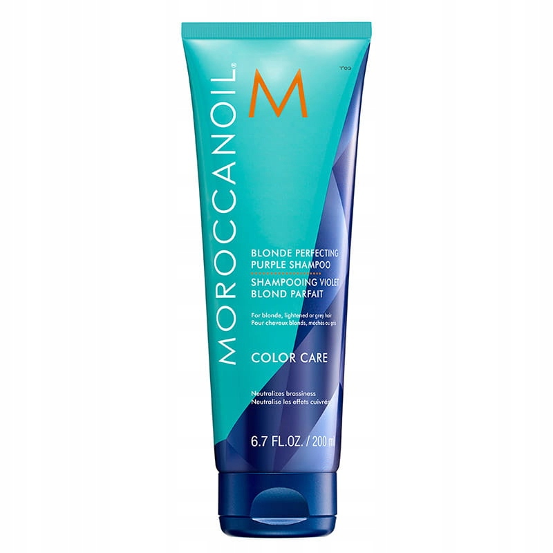 Moroccanoil Blonde Perfecting fioletowy szampon włosy blond i rozjaśniane