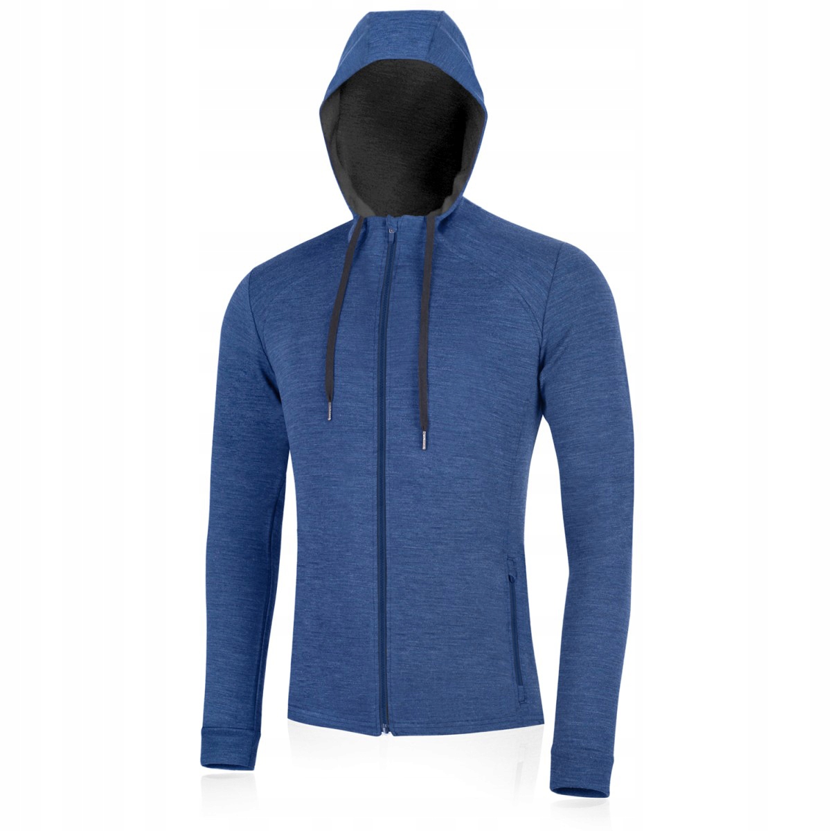 Bluza Męska Lasting Karmin 100% Merino Wool Niebieski (5168) M