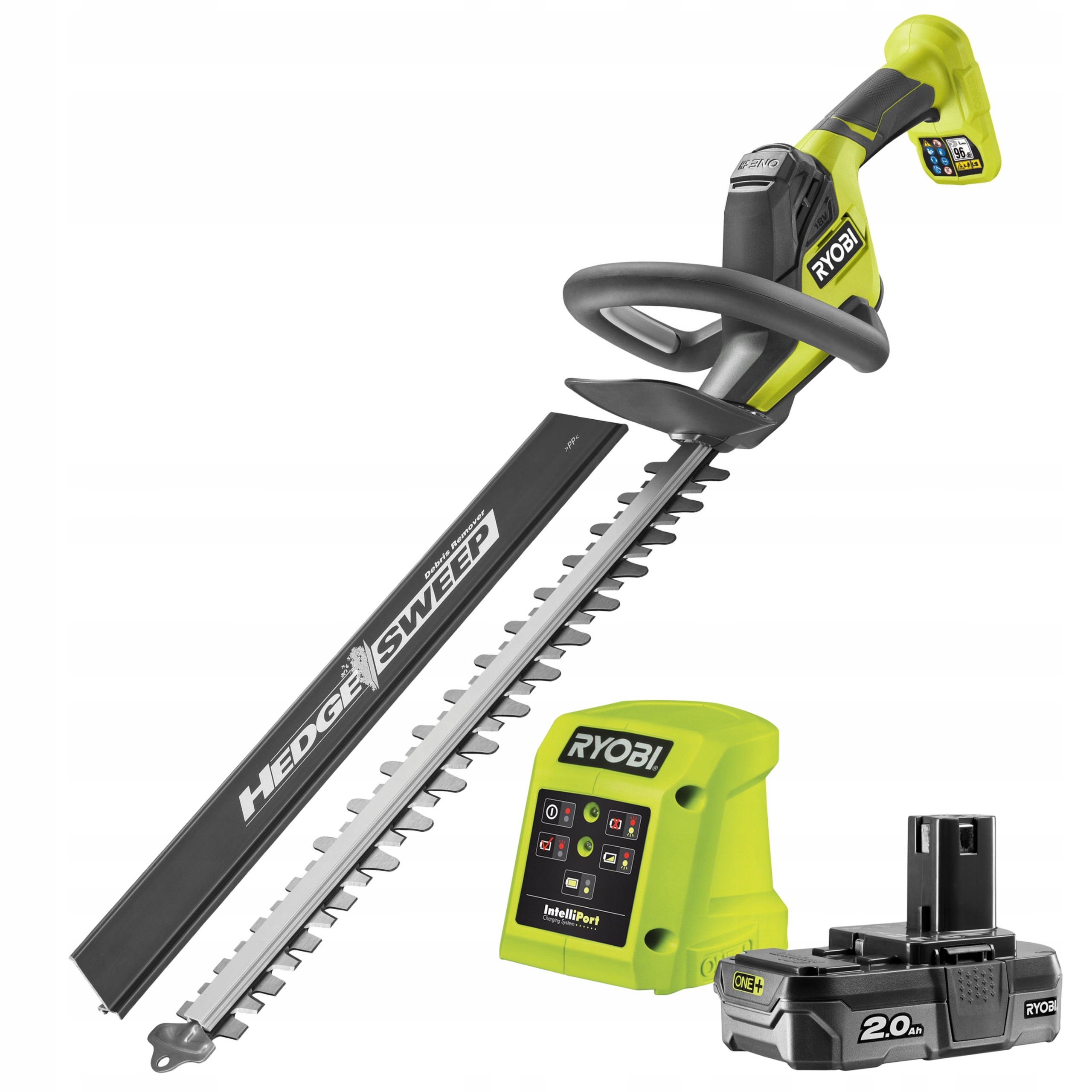 Ryobi Aku Nůžky Na Živý Plot 18V Zahradní Nůžky 50 CM Hedgesweep 2AH.