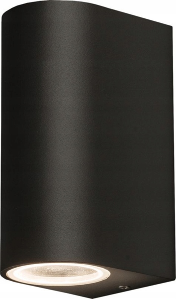 Hliníkové venkovní nástěnné svítidlo Nico 2 grafit pro Led žárovku IP54