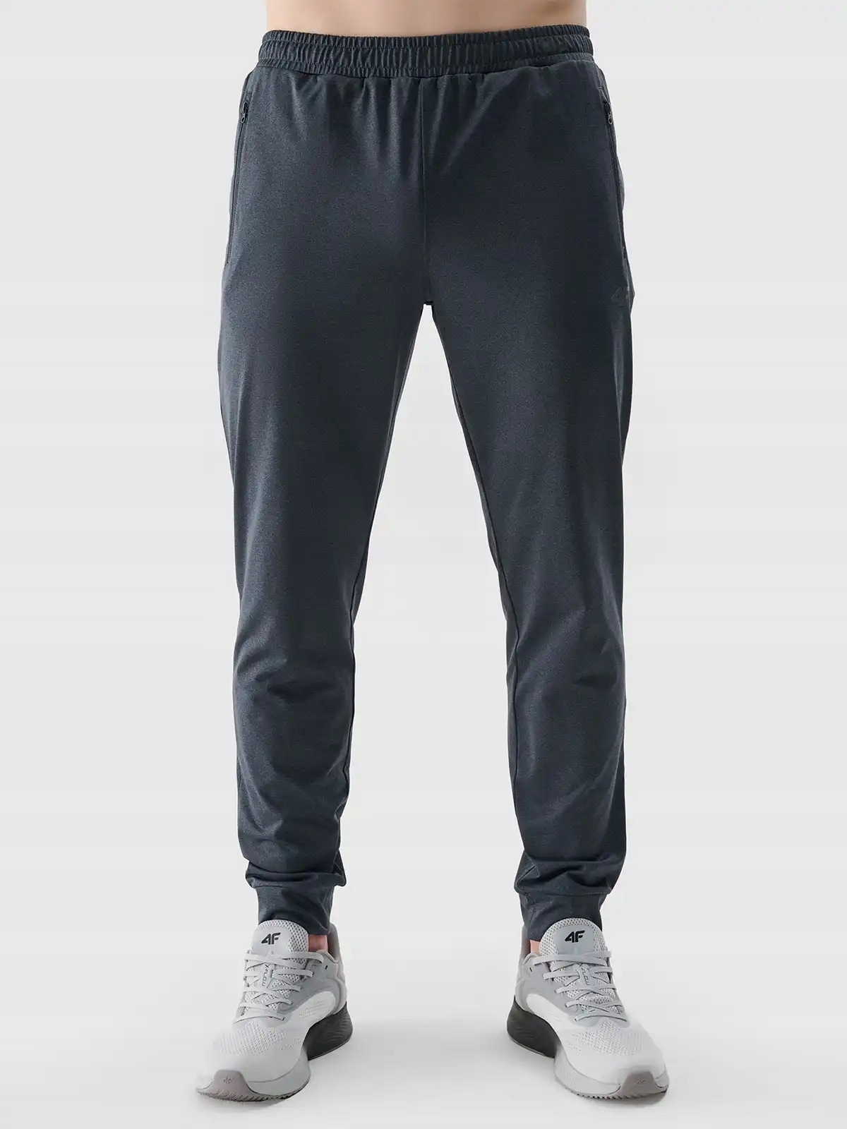 4F spodnie dresowe męskie treningowe 4FWSS25TFTRM0835 szare XXL