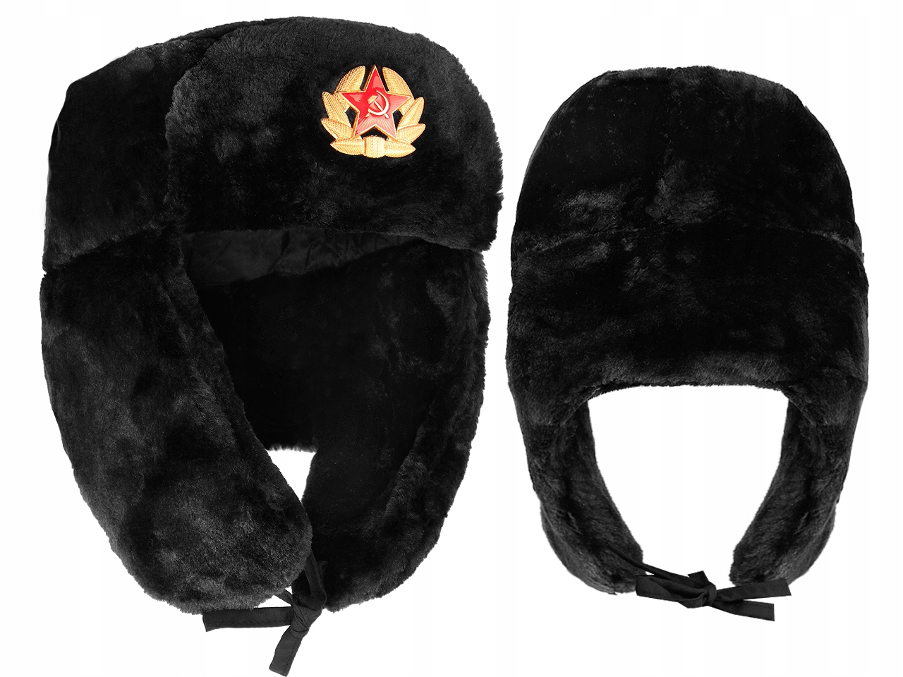 

Mfh Czapka Uszatka Uszanka Rosyjska Zsrr Czarna