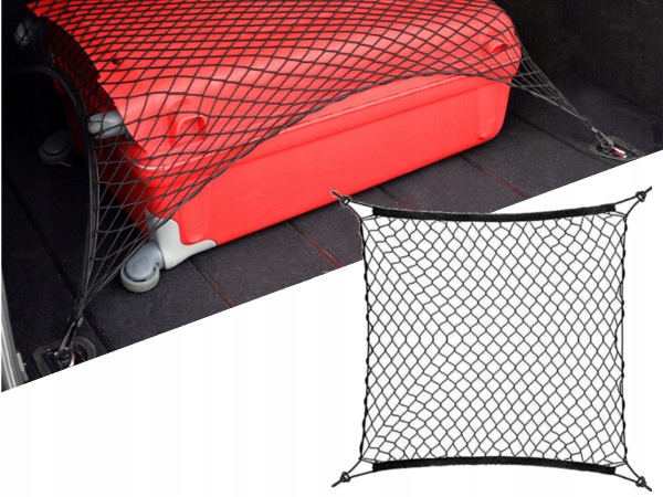 70x70cm Duża Siatka do Bagażnika Auta Samochodowa Organizer Elastyczna