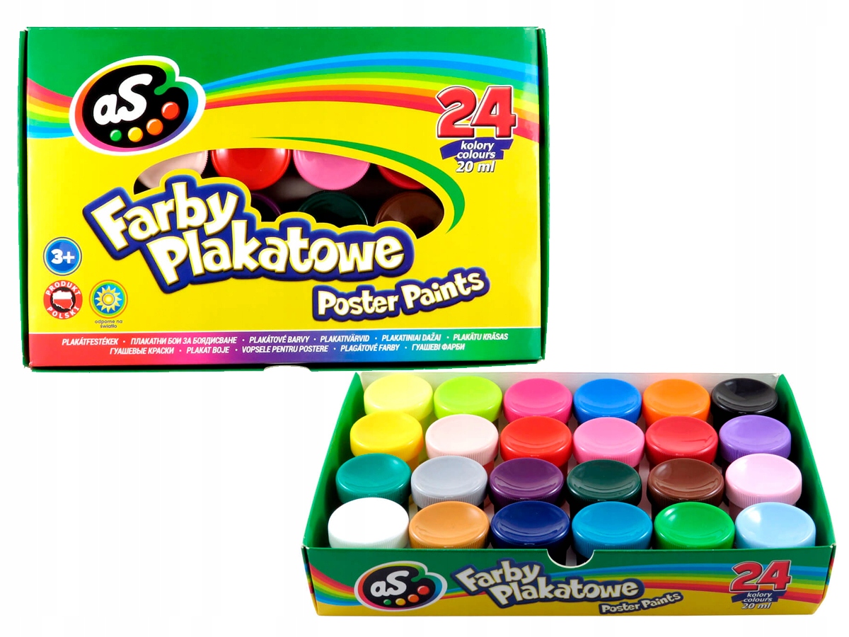 

Farby Plakatowe Astra 24 20ml B. Intensywne