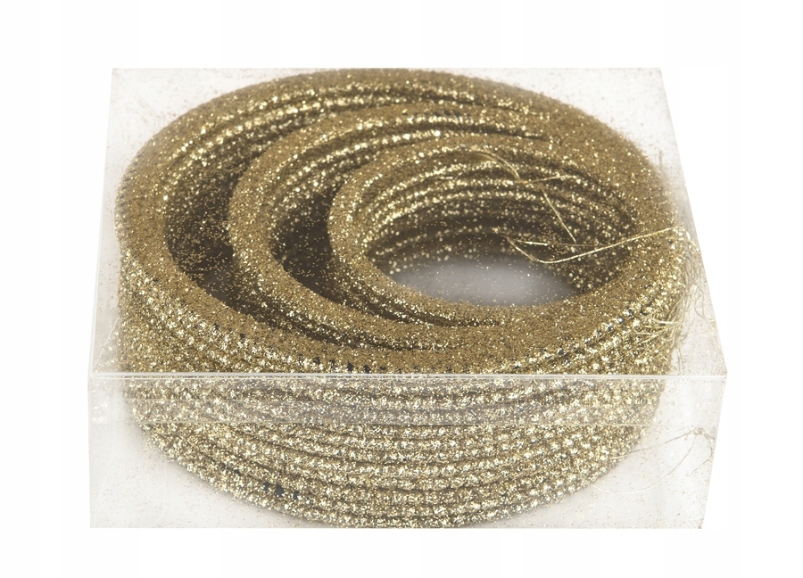 

12x Ozdoba świąteczna złota kółko