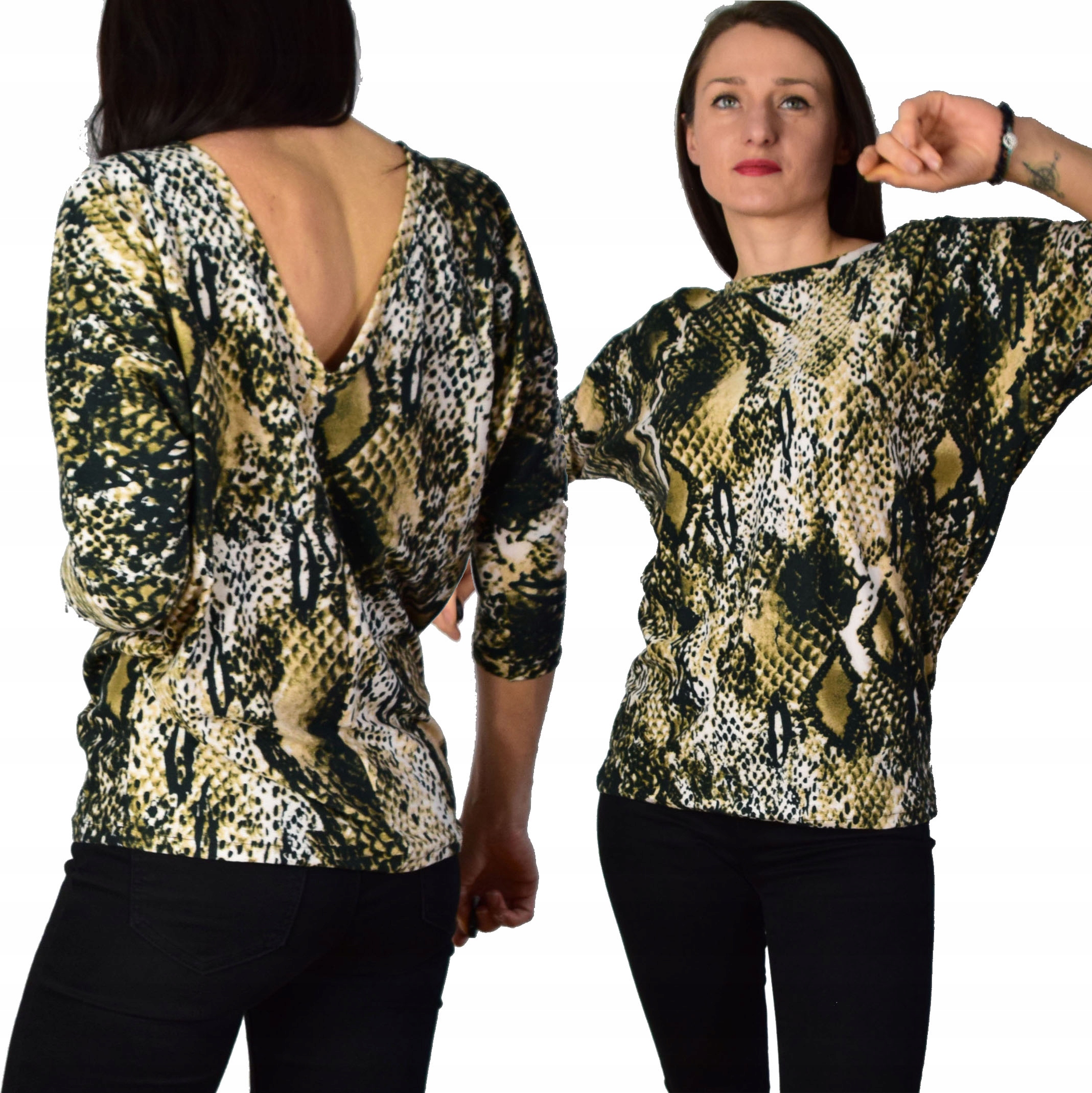 

3XL/4XL polska bluzka nietoperz Collibri 1172 Ada