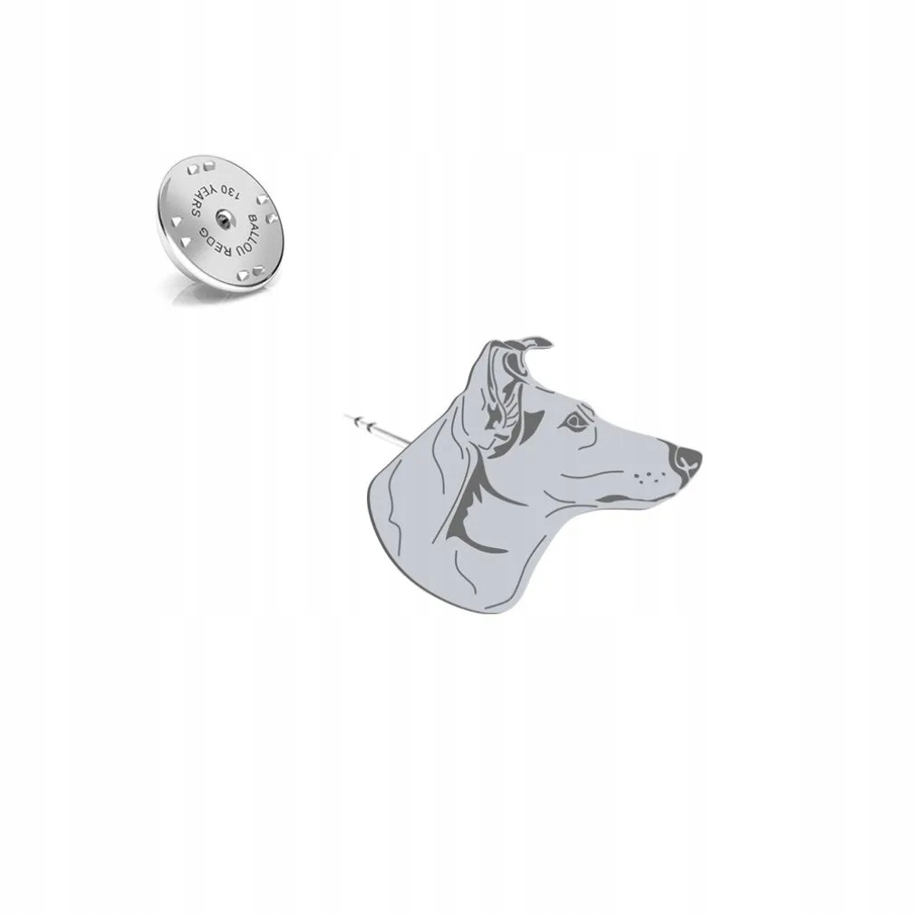 Odznak Stříbrná se psem Skotský ovčák krátkosrstá 925 Šperky Dedikace