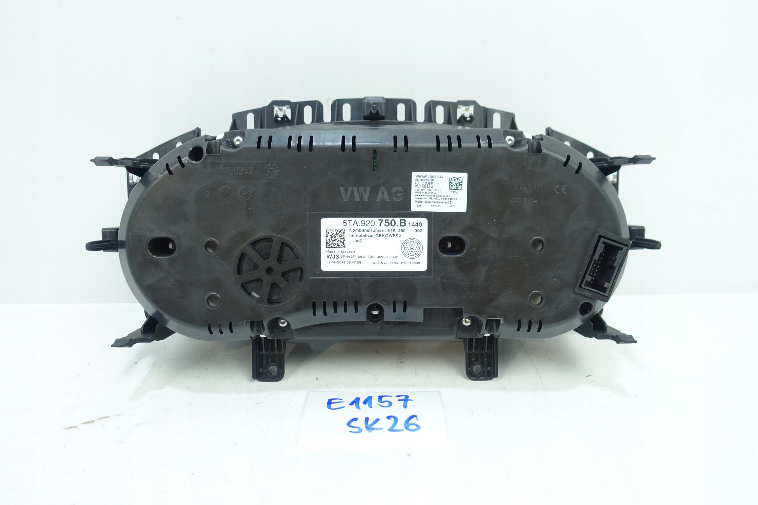 dials dials VW TOURAN III 5T 36084KM 5ta920750b