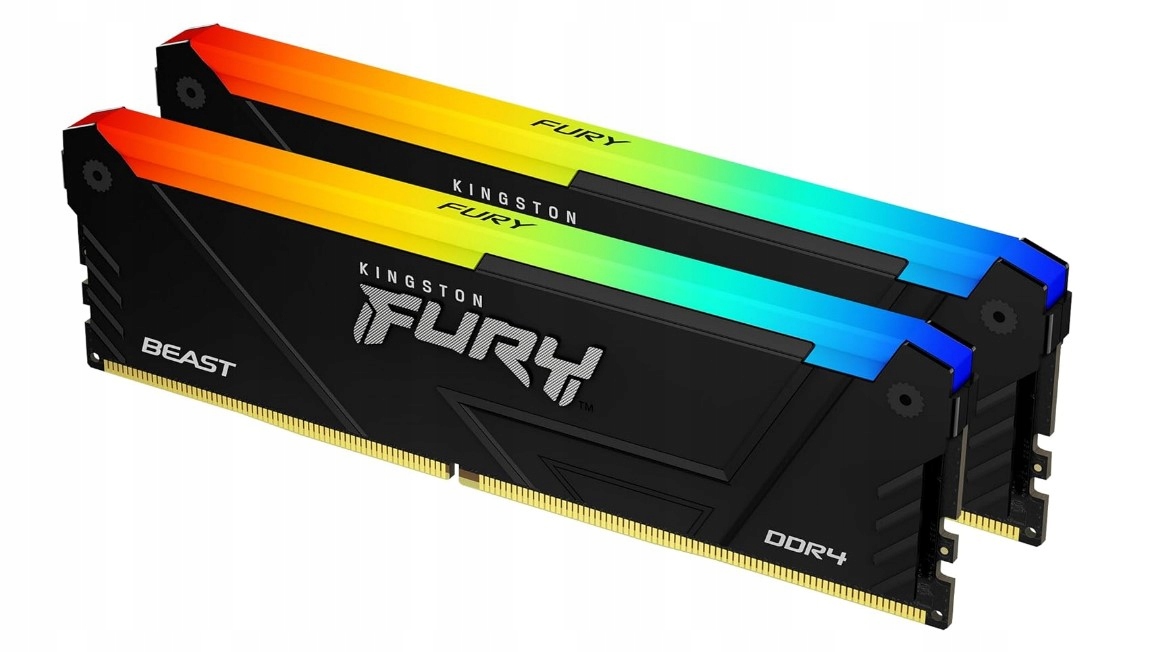 Pamäť Ram pre počítač Kingston Fury Beast Rgb DDR4 16GB 2x8GB 3600 CL17