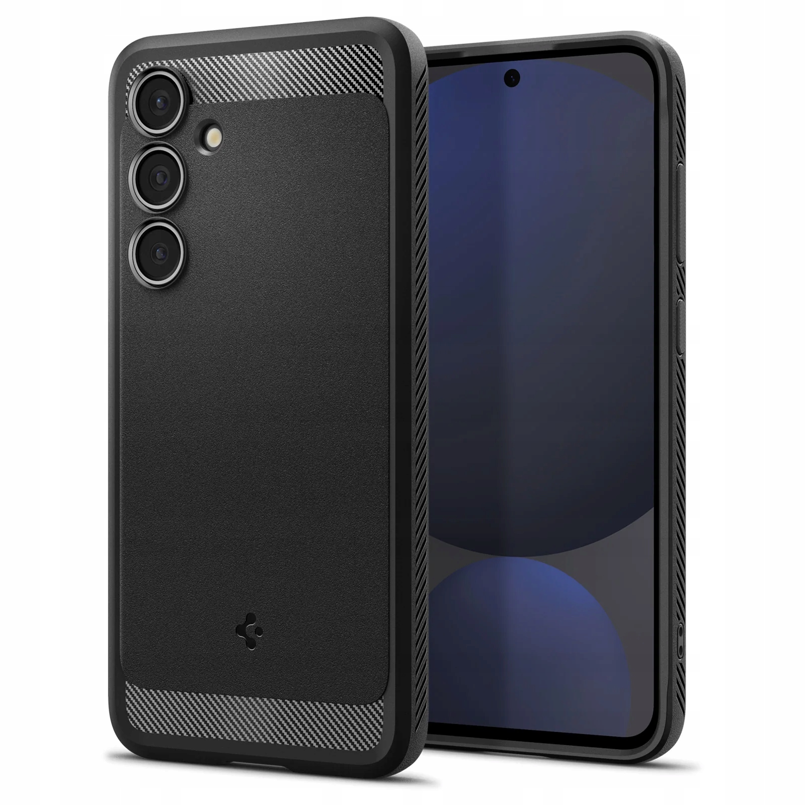 Spigen Rugged Armor, matowa czerń Samsung Galaxy S24 Fe