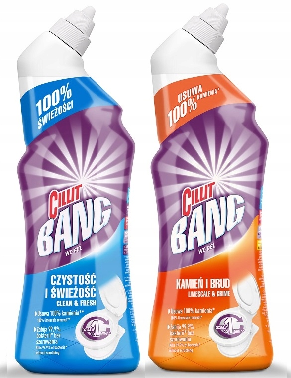 

Cillit Bang Zestaw Żel do toalet 750ml x2