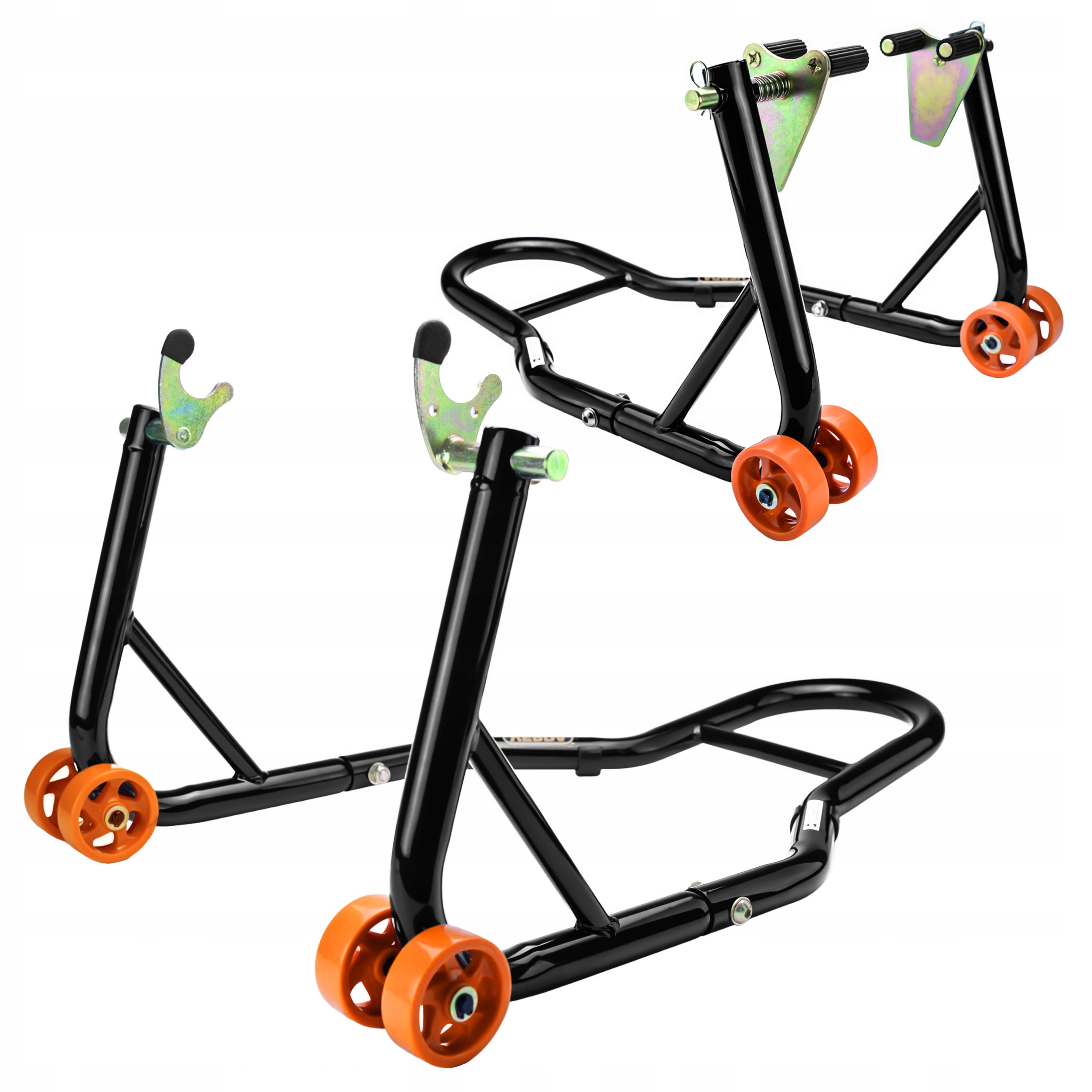 Podnośnik motocyklowy Verda zestaw 2 szt. udźwig 270 kg wysokość 10-355 mm