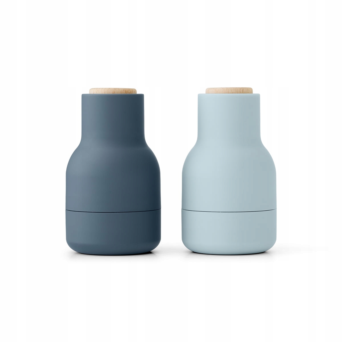 Audo Bottle Mlynček na soľ a korenie 12 cm, modrý