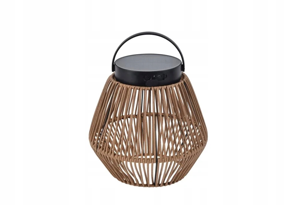 Lutec Coppa Led stolní solární lampa 2.8W Rattan IP44 4000K