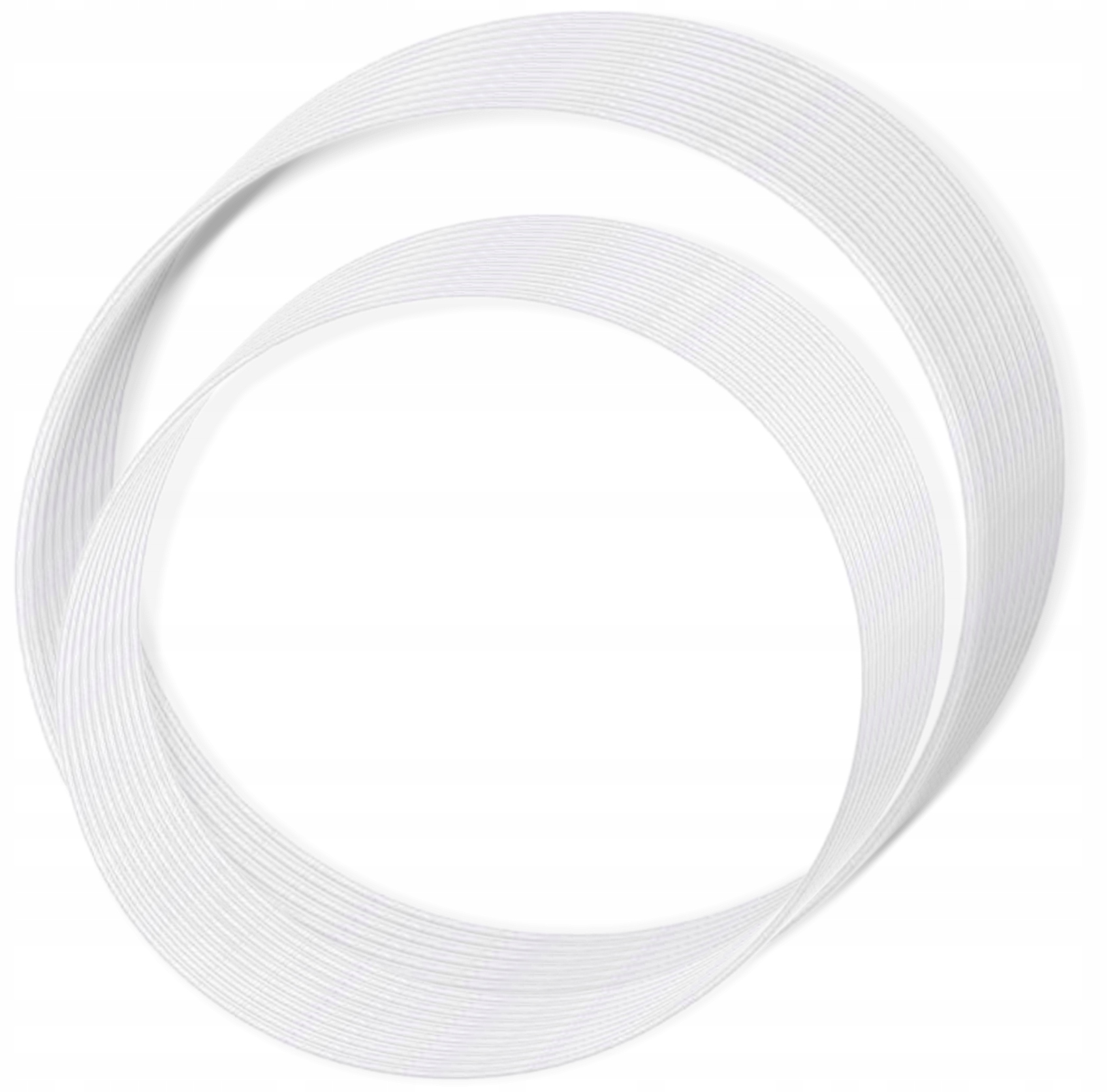 Bílé obruče pro lapač snů Balíček: 10x25, 10x30