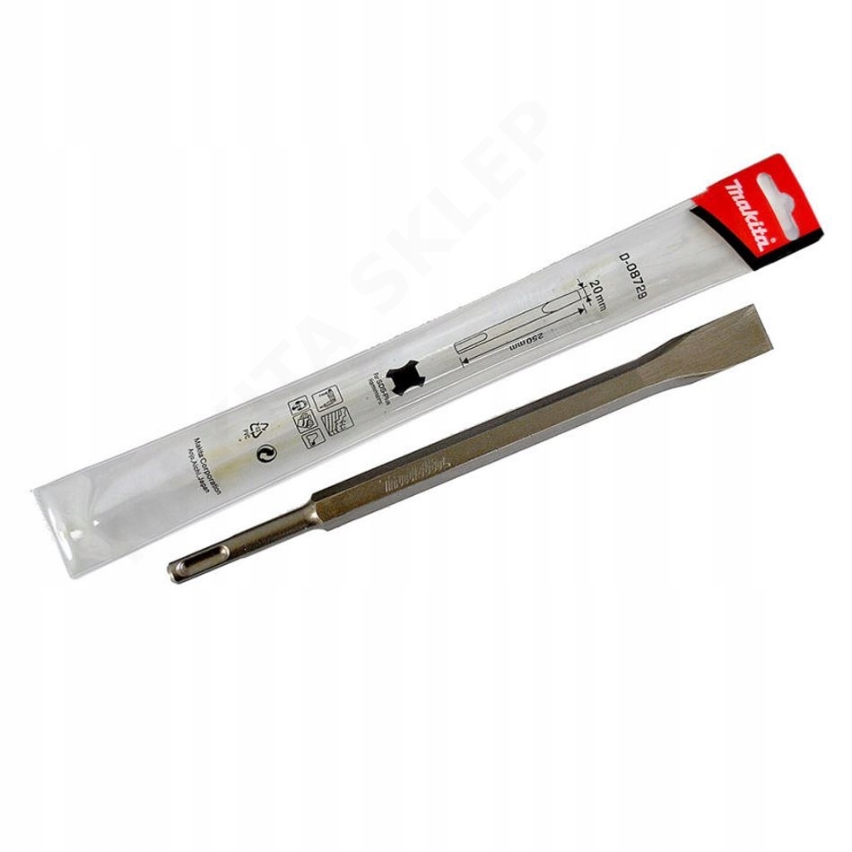 

Makita D-08729 Dłuto Płaskie Sds+ 250mm Sds-plus
