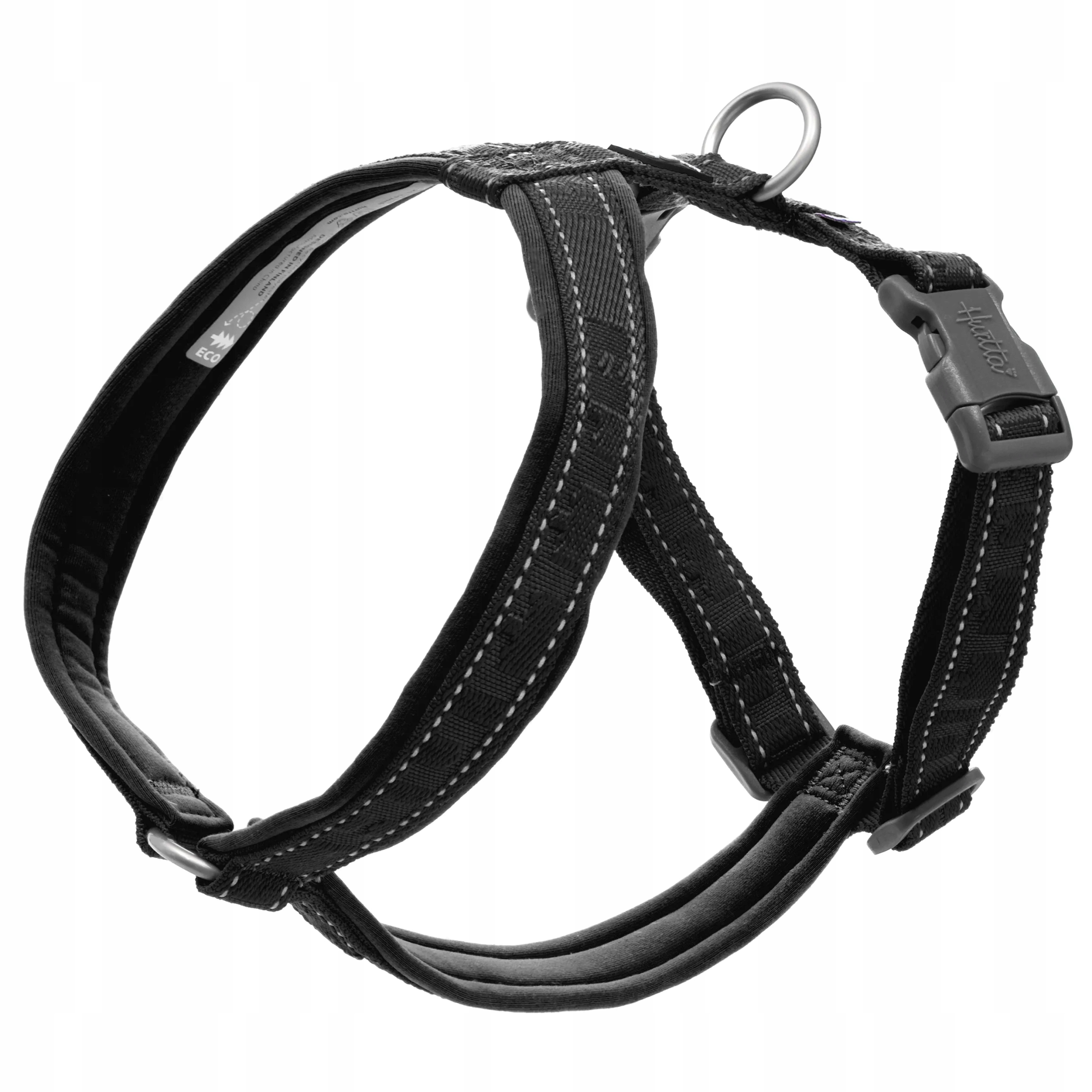 Hurtta Casual Eco Y-Harness Raven wytrzymałe szelki guard dla psa 30-35