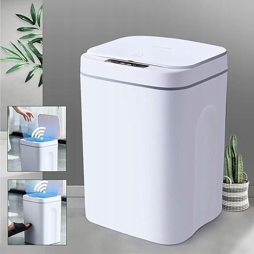 Levně Odpadkový koš s automatickým senzorem, 16 l, chytrý senzor