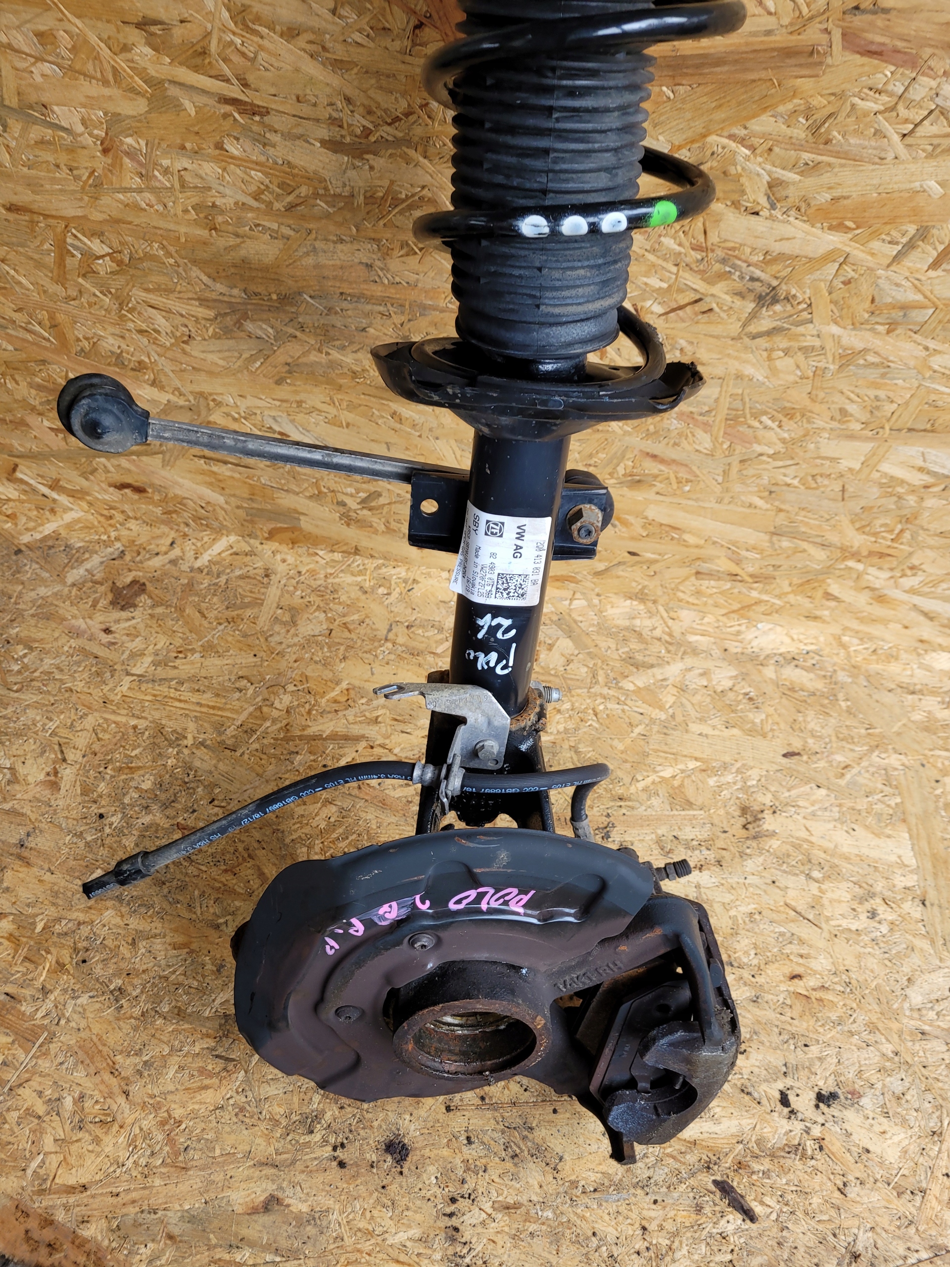 shock absorber front right VW VOLKSWAGEN POLO 2G