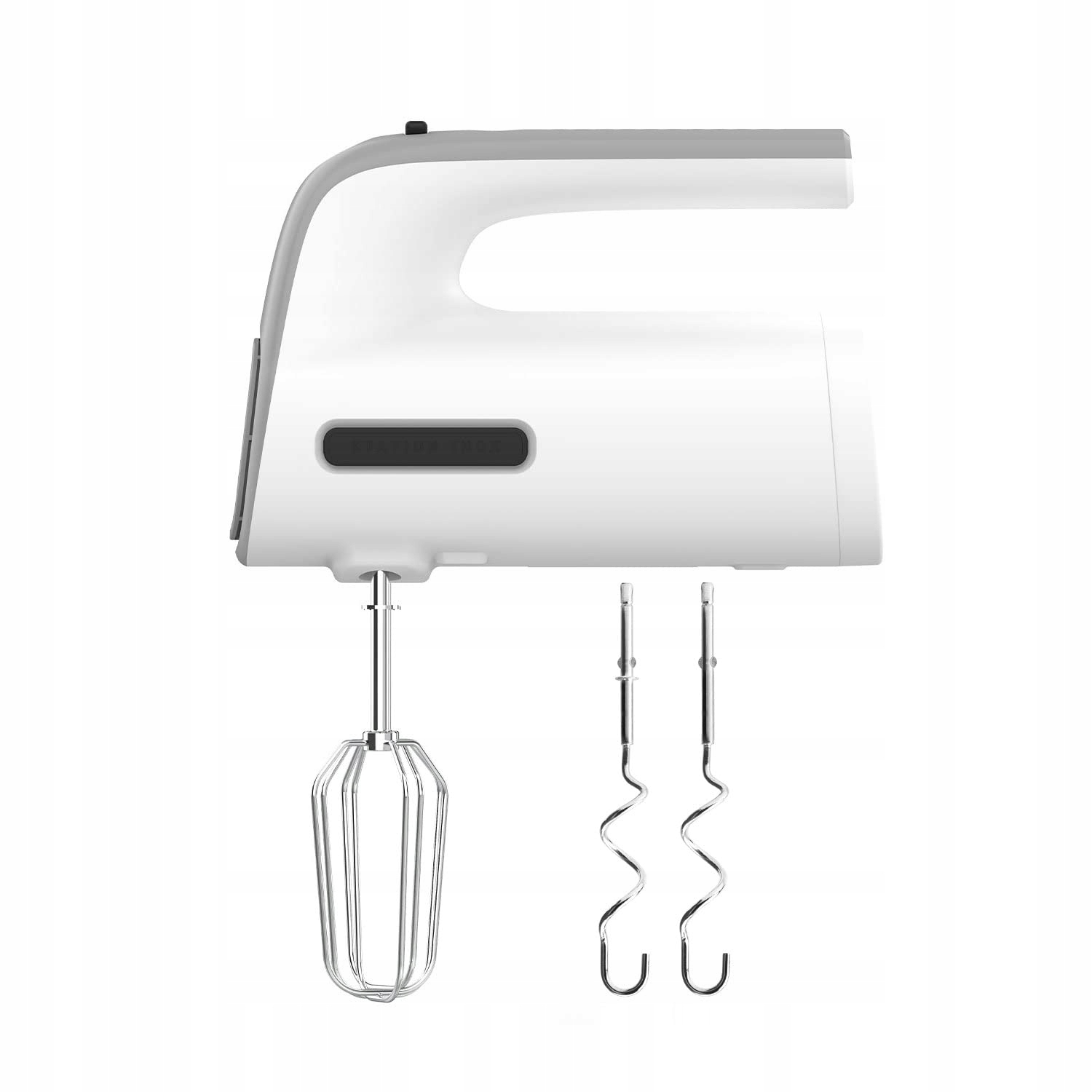 TAURUS Mieszadło Do Ciasta 300W 5 Prędkości Turbo BPA Free Białe Szare — miniatura 2
