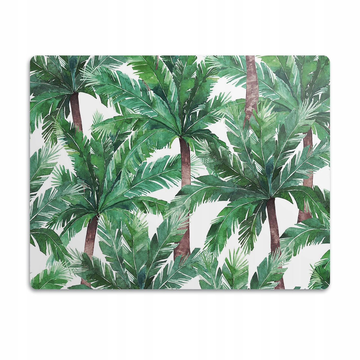 Levně Podložka pro psa pod misku Tropické palmy 90x60