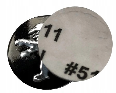 

Peugeot 14mm emblemat znaczek logo kluczyk pilot