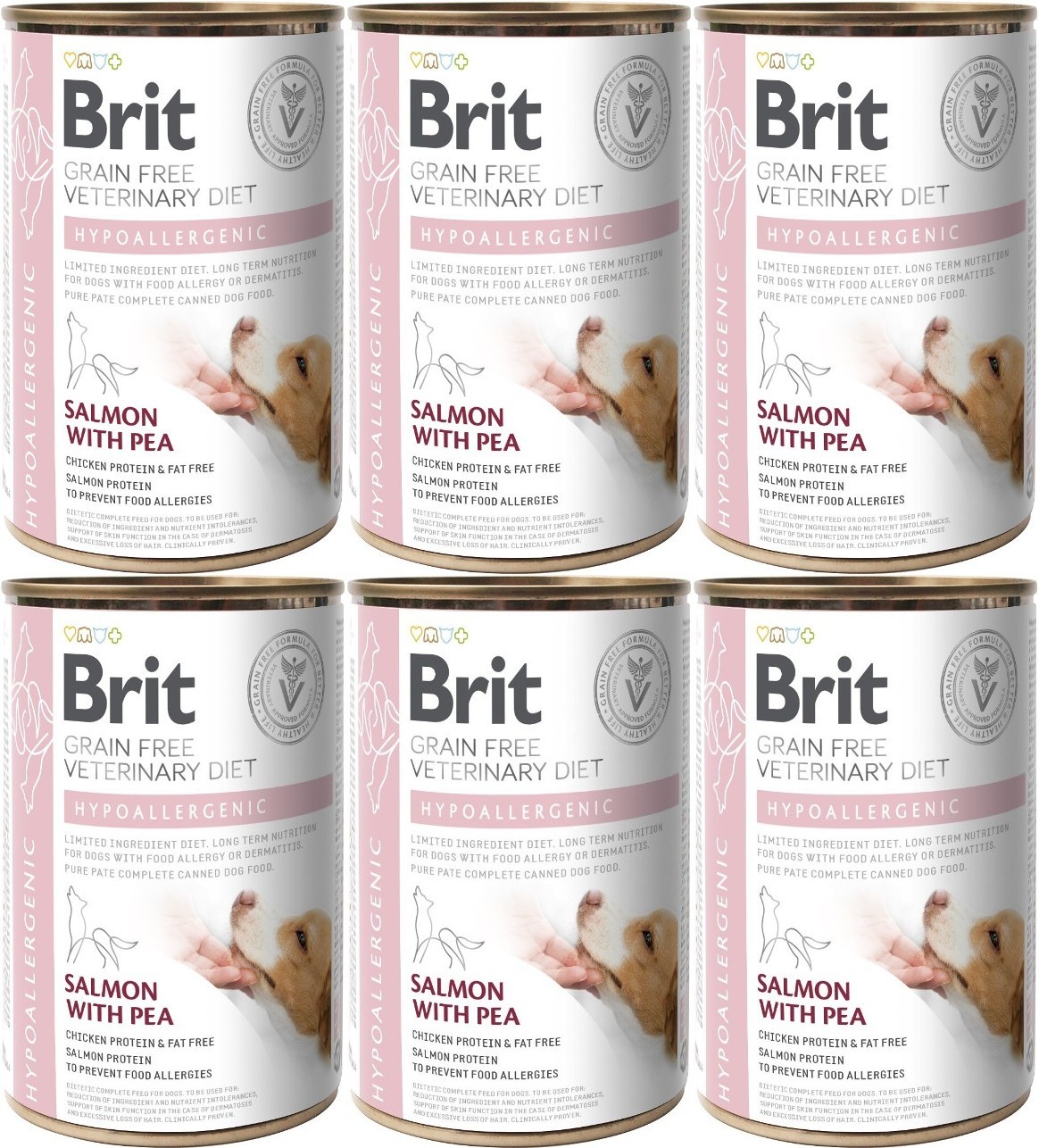 Levně Brit Veterinary Diet Hypoalergenní 6 x 400 g
